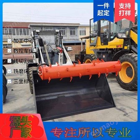 定制养牛场青储取料机 装载机铲斗安装取料机使用方便