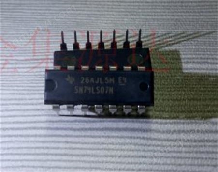 SN74LS07N 74LS07SN74LS07N 74LS07 DIP14 直插插件逻辑电路IC 原装实体店现货