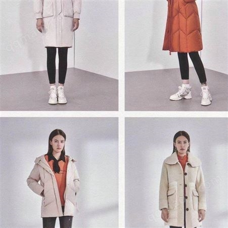 女装厂家批发 九玲珑中长款羊羔绒外套女 走份服装批发