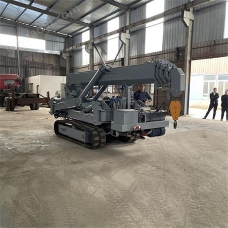 ZL-0050蜘蛛吊 车楼顶窄巷狭小空间作业 液压行走油电两用履带吊