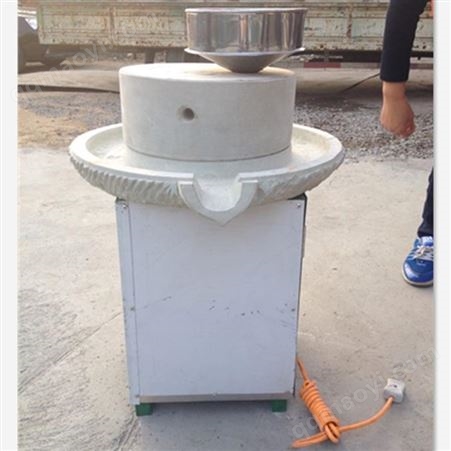 荞麦电动大豆石磨机 面粉磨粉机 商用芝麻花生磨浆机