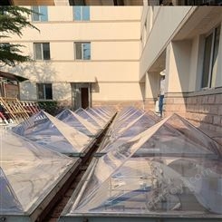 天津台力龙全国供应各种形状采光罩 通风天窗聚碳酸酯pc耐力板采光罩